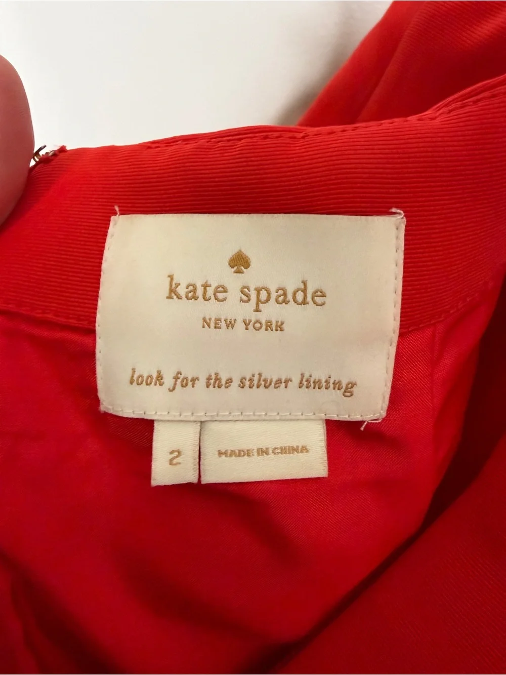 kate spade vibrant red
